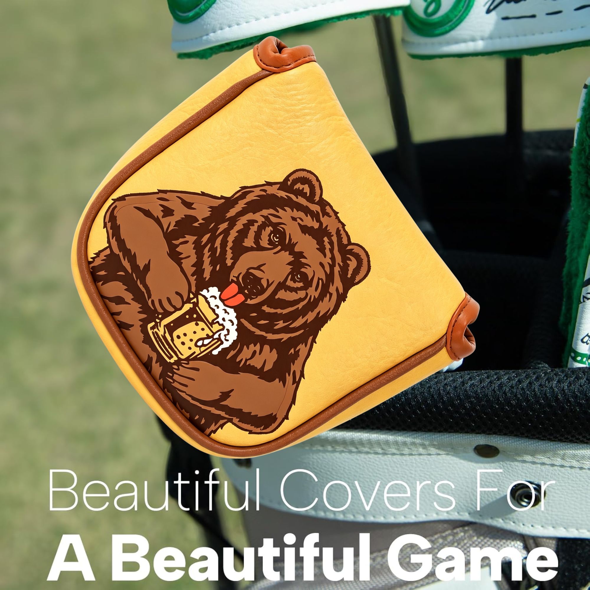 Skull Embroidered Golf Mallet  - Golf Equipment And Accessories 评论和价格