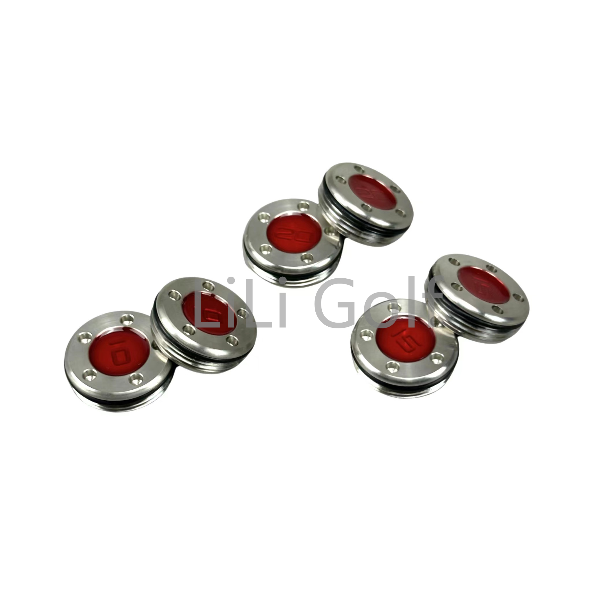 2pcs Red Golf Weight Custom Pu - Driver Golf Titanium 评论和价格